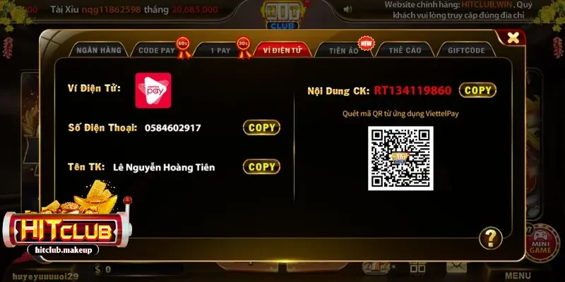 nạp tiền HITCLUB Tìm hiểu về các lưu ý khi nạp tiền HITCLUB
